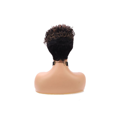 Remy Hair Lace Técnica delantera de corte de fantasmas Pelucas de pelo humano Pelucas de pelo brasileño corto