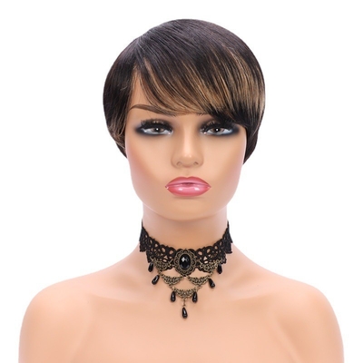 Fabricantes Cabello humano Peineta cortada Peruca Perruca Ventaja suave Brillante sin enredos 0.5KG