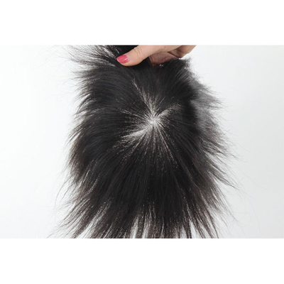 Cabello humano de alta calidad Toupee de moda tamaño pequeño/gran/promedio para el hombre elegante
