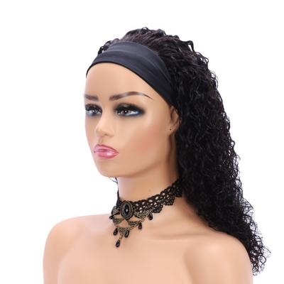 Material base de encaje suizo Cabello remy de grado humano de cabello recto Bandera para la cabeza Peruca para mujeres negras