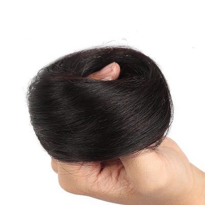 Cabello de moda natural Chignon Proporción de cabello más largo 50% Resistencia al calor Ventaja