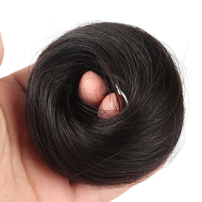 Cabello de moda natural Chignon Proporción de cabello más largo 50% Resistencia al calor Ventaja