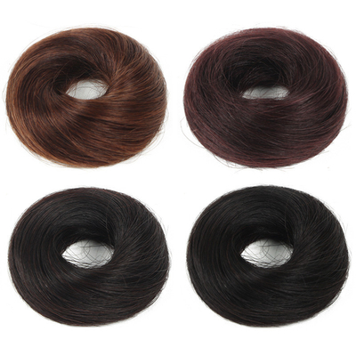 Cabello de moda natural Chignon Proporción de cabello más largo 50% Resistencia al calor Ventaja