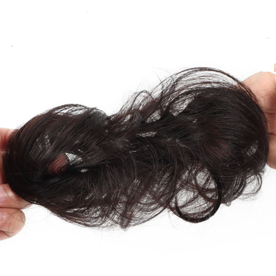 Cabello de moda natural Chignon Proporción de cabello más largo 50% Resistencia al calor Ventaja