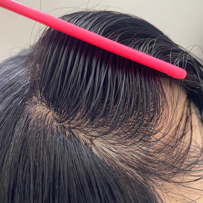 Piense en la piel inyectada 100% de pelo humano Toupee para hombres 2022 producto innovador de moda