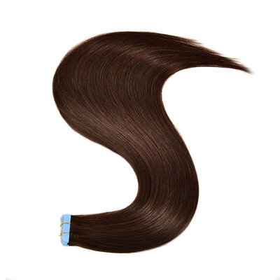 Grado 12A virgen en bruto europea 100% cinta de pelo remy en extensión de cabello con color P4/27