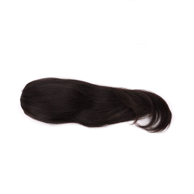 Remy Hair Extensión de cola de caballo de pelo humano brasileño con cuticular alineada gancho y bucle