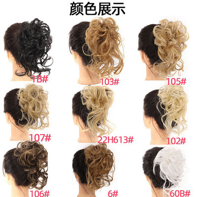 Cabello sintético ligero Chignon trenzado para estándares 0.02kg Proporción de pelo más largo 50%