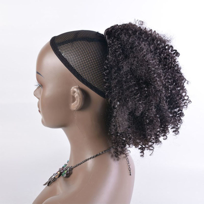 Proporción de pelo más largo 50% de cabello sintético trenzado Chignon para el accesorio de banda de goma