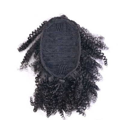 Proporción de pelo más largo 50% de cabello sintético trenzado Chignon para el accesorio de banda de goma