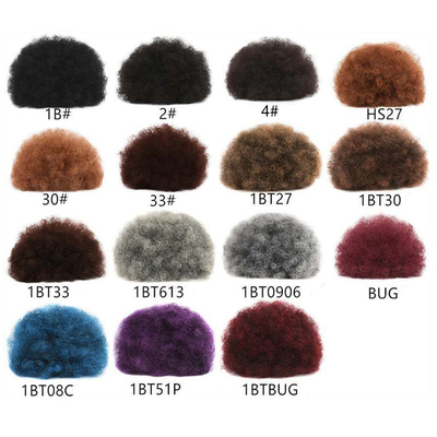 Mejores precios para las extensiones de cabello Afro Kinky Curly Resistente al calor estilo Chignon