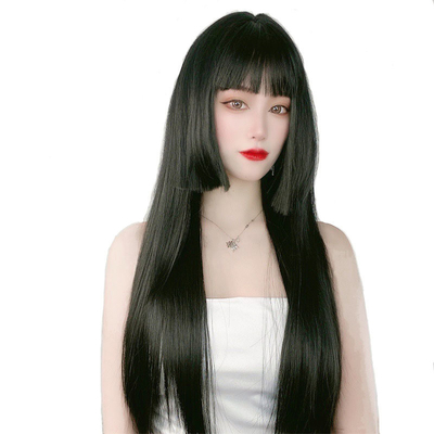 Técnica 2022 Princesa japonesa corte de pelo sintético resistente al calor Pelucas con golpes