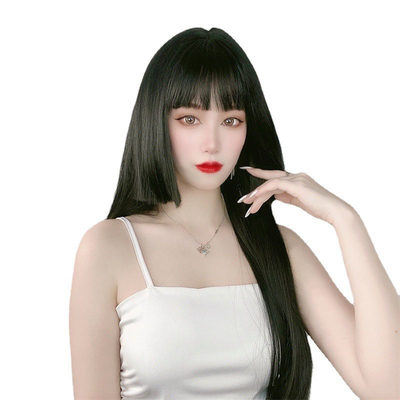Técnica 2022 Princesa japonesa corte de pelo sintético resistente al calor Pelucas con golpes