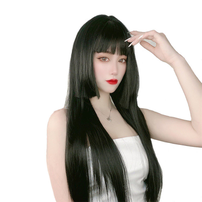 Técnica 2022 Princesa japonesa corte de pelo sintético resistente al calor Pelucas con golpes