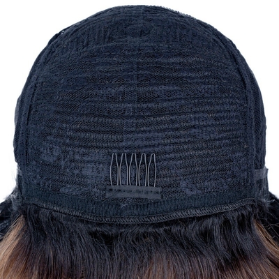 Último diseño 100% pelo humano peluca de peluche cortada cortada Peruca perfecta para los mercados del país