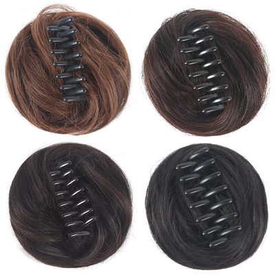 Acceptable OEM / ODM Donut de pelo sintético para extensiones de piezas de cabello Chignon