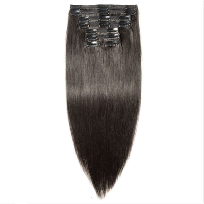 Clip de cabello recto de cútica completa para mujeres negras