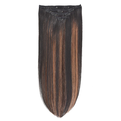 Virgin Highlight Remy Clip de cabello en extensiones 7-9 piezas para el cabello natural real crudo