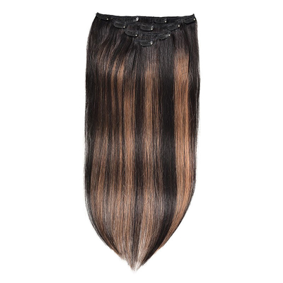 Virgin Highlight Remy Clip de cabello en extensiones 7-9 piezas para el cabello natural real crudo