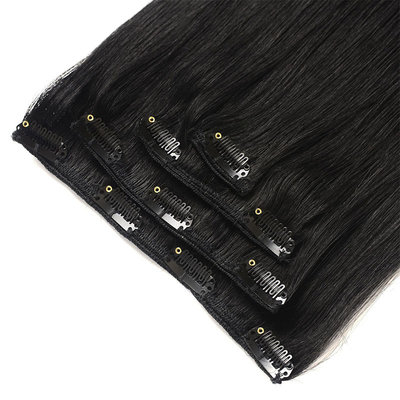Virgin Highlight Remy Clip de cabello en extensiones 7-9 piezas para el cabello natural real crudo
