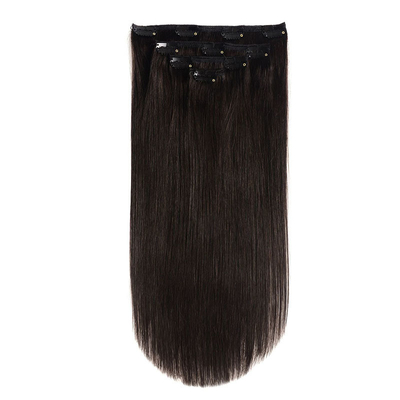 100% de extensiones de cabello humano cuticular completa doble dibujado real virgen en bruto natural Remy Invisible clip sin costura