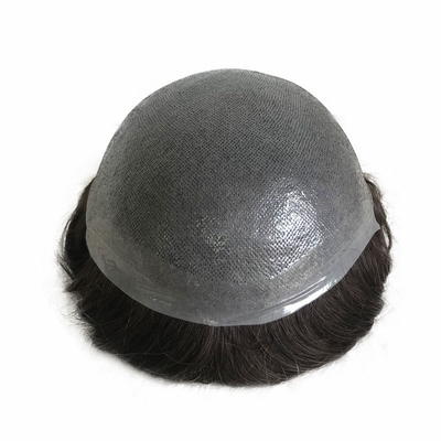 Peinado de peluquería de encaje natural hecho a mano con nudos blanqueados