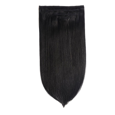 100% de extensiones de cabello humano cuticular completa doble dibujado real virgen en bruto natural Remy Invisible clip sin costura