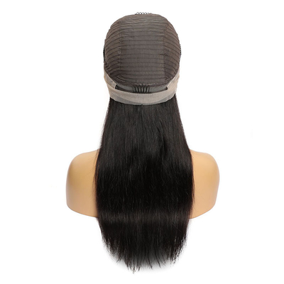 Material de base de encaje suizo 150% 180% 200% Densidad original de cabello humano encaje rojo Pelucas frontales