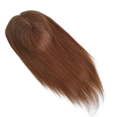 Alta densidad Europa Parte libre de seda Base superior 1B Real Remy Cabello crudo peluca toupee Piezas de tope para mujeres