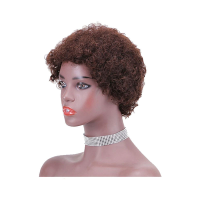 Cabello brasileño cortado cortado cortado pelucas de cabello virgen para mujeres negras 100% cabello humano superior