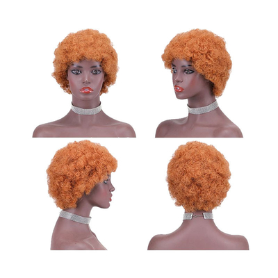 Cabello brasileño cortado cortado cortado pelucas de cabello virgen para mujeres negras 100% cabello humano superior
