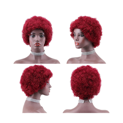 Cabello brasileño cortado cortado cortado pelucas de cabello virgen para mujeres negras 100% cabello humano superior