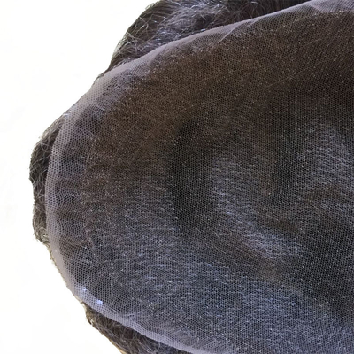 Pelo humano natural Toupee masculino con base de encaje completo y tops de cabello virgen europeos