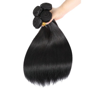 Cuticular completa Remy extensión de cabello tejidos paquete vendedor indio Camboyano natural recto