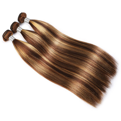 Envases de tejido de cabello humano recto y doblemente tirados en bruto para extensiones de cabello 2022 P4/27