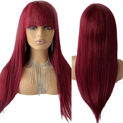Cuticle virgen alineado hueso recto cabello humano pelucas 12A cabello remy sin derramamiento liso