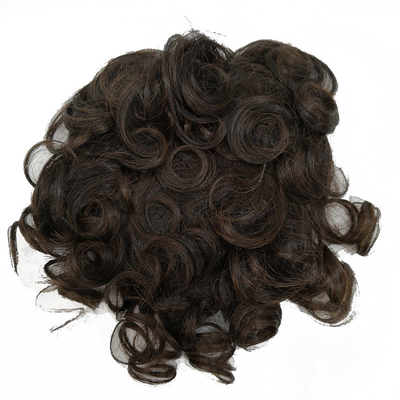Cobertura completa y estilo rizado Remy Toppers de pelo con pelo humano natural brasileño