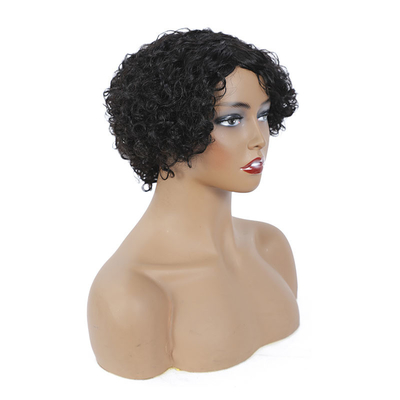 Material base de encaje suizo Peinado de brujas Peinados para cabello humano Perucas para mujeres negras
