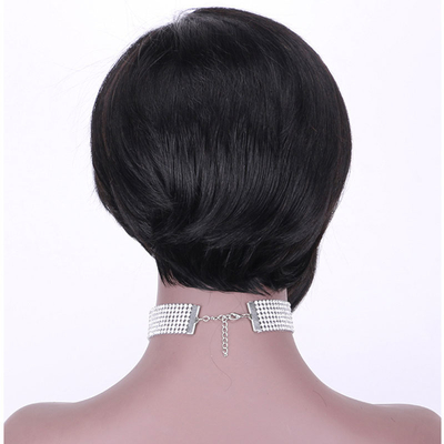 Precio asequible Cuticle completo 13 * 4 encaje Frontal Pelucas cortas para diseño de moda Listo para el envío