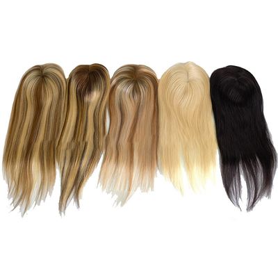 Sistema de reemplazo de toupe de cabello largo mono doble de 6 por 8 para bodas de mujeres novia cabello humano