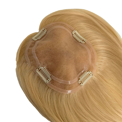 Sistema de reemplazo de toupe de cabello largo mono doble de 6 por 8 para bodas de mujeres novia cabello humano