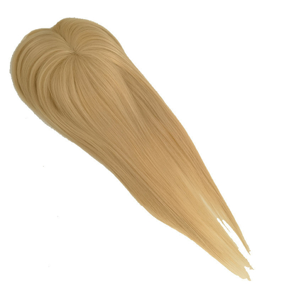 Sistema de reemplazo de toupe de cabello largo mono doble de 6 por 8 para bodas de mujeres novia cabello humano