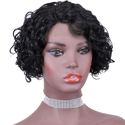 Cabello humano brasileño asequible T Parte Frontal de encaje Perucas para tamaño pequeño / grande / promedio
