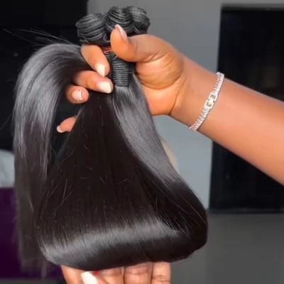 55% Proporción de cabello más largo Envases de cabello brasileño para todos los colores