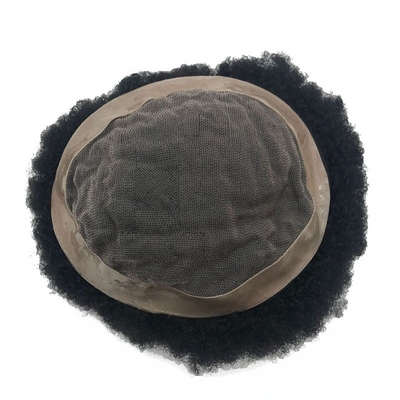 Cabello Remy Base de encaje suizo Dreadlock Toupee 60% Densidad Cabello humano Topper para hombres