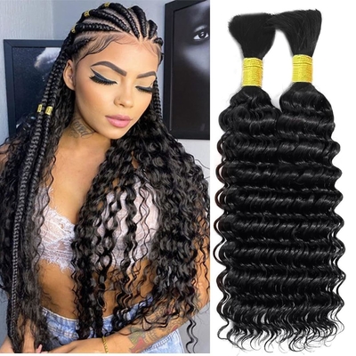 Colores adecuados para teñir Afro Kinky Granel Extensión de cabello humano para trenza de cabello virgen Sí