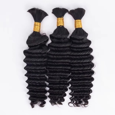 Colores adecuados para teñir Afro Kinky Granel Extensión de cabello humano para trenza de cabello virgen Sí