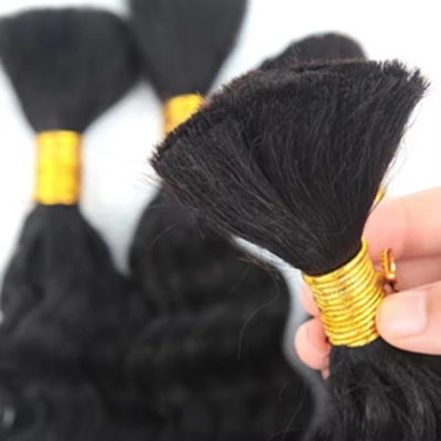 Loose Deep Wave Wet And Wavy Boho Human Braiding Raw Hair Bulk para hacer negocios exitosos