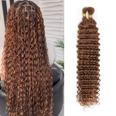 Loose Deep Wave Wet And Wavy Boho Human Braiding Raw Hair Bulk para hacer negocios exitosos