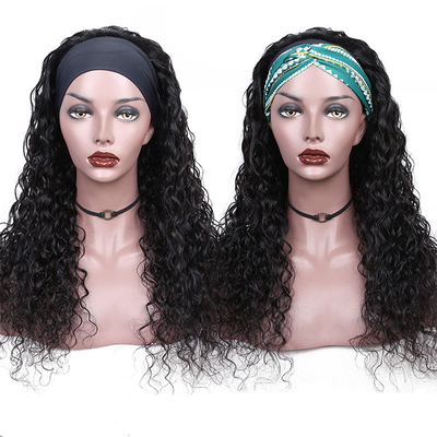 Pelo brasileño con correa de cabeza Pelucas originales de verdadero cabello humano virgen en color encaje marrón claro